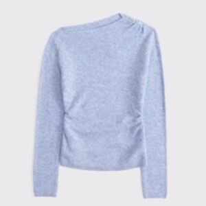Abercrombie & Fitch Asymmetrical Draped Sweater